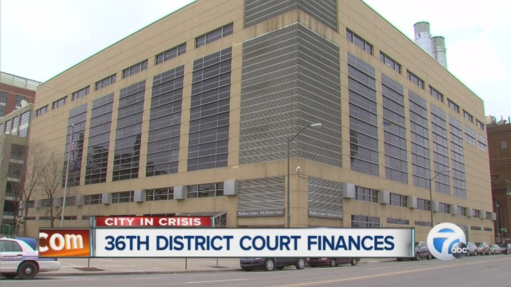 36th District Court Finances YouTube