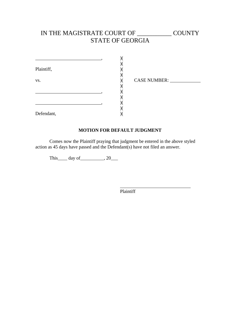 Default Form Court Complete With Ease AirSlate SignNow