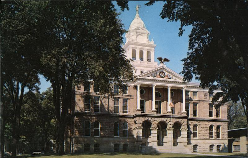 Ionia County Court House Ionia Michigan US State Town Views