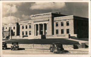 Lassen County Court House Susanville CA Postcard