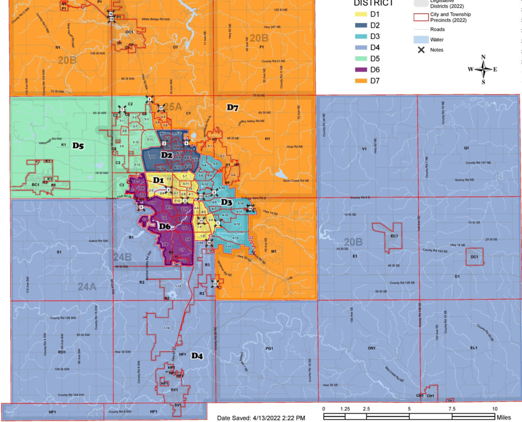 Olmsted County Commissioners Prepare To Adopt New District Map Post