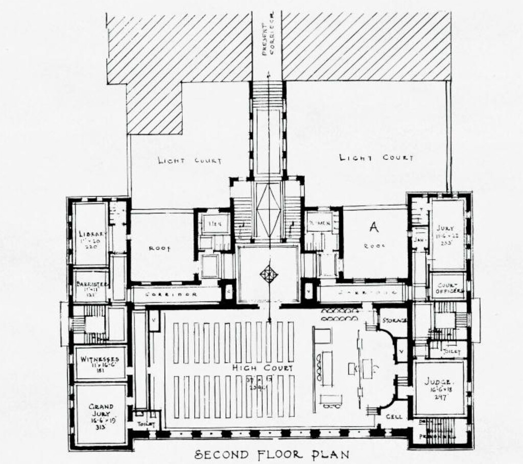 Proposed Essex County Courthouse Addition 1931 International Metropolis