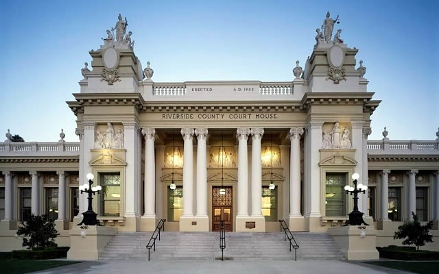 Riverside Superior Court To Temporarily Close Most Courthouses