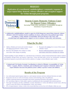 Stearns County Domestic Violence Court For Repeat Felony Offenders