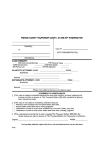 Top 8 Pierce County Wa Court Forms And Templates Free To Download In